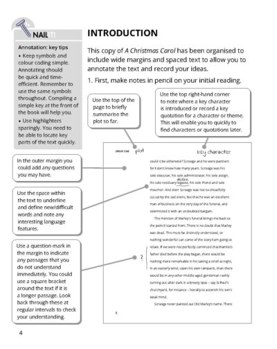 Christmas Carol Annotated inside